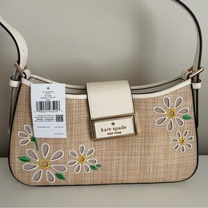 Kate Spade Cream Floral Shoulder Bag